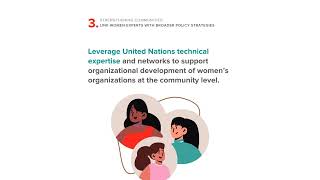 At glance: Women in Communities Counter Hate Speech & Prevent Incitement to Violence Plan of Action