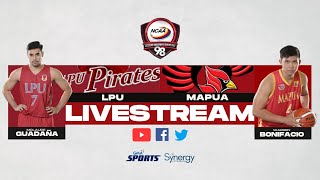 NCAA Season 98 | LPU vs. Mapua (Men’s Basketball Round 1) | LIVESTREAM