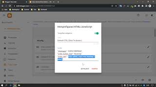 3. Cara Setting No. WhatsApp / CTA & Warna Tema - Properti Blogger Template screenshot 3