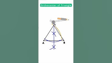 Orthocenter of a Triangle - Simple Construction #shorts