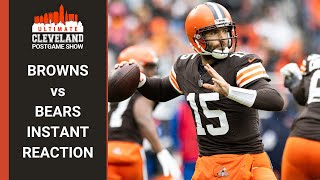 Instant Reaction: Joe Flacco throws for 374 yards and two TDs in the Browns 20-17 win over the Bears