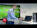 Aansluiten van een Predia Touchscreen