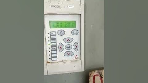 Fault record in Micom Relay