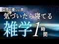 【睡眠導入】気づいたら寝てる雑学１時間【女性朗読】