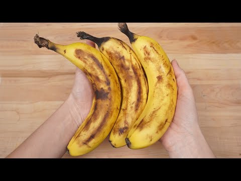 Wenn Sie reife Bananen haben, machen Sie dieses Frhstcksrezept schnell und einfach