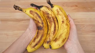 Wenn Sie reife Bananen haben, machen Sie dieses Frühstücksrezept schnell und einfach