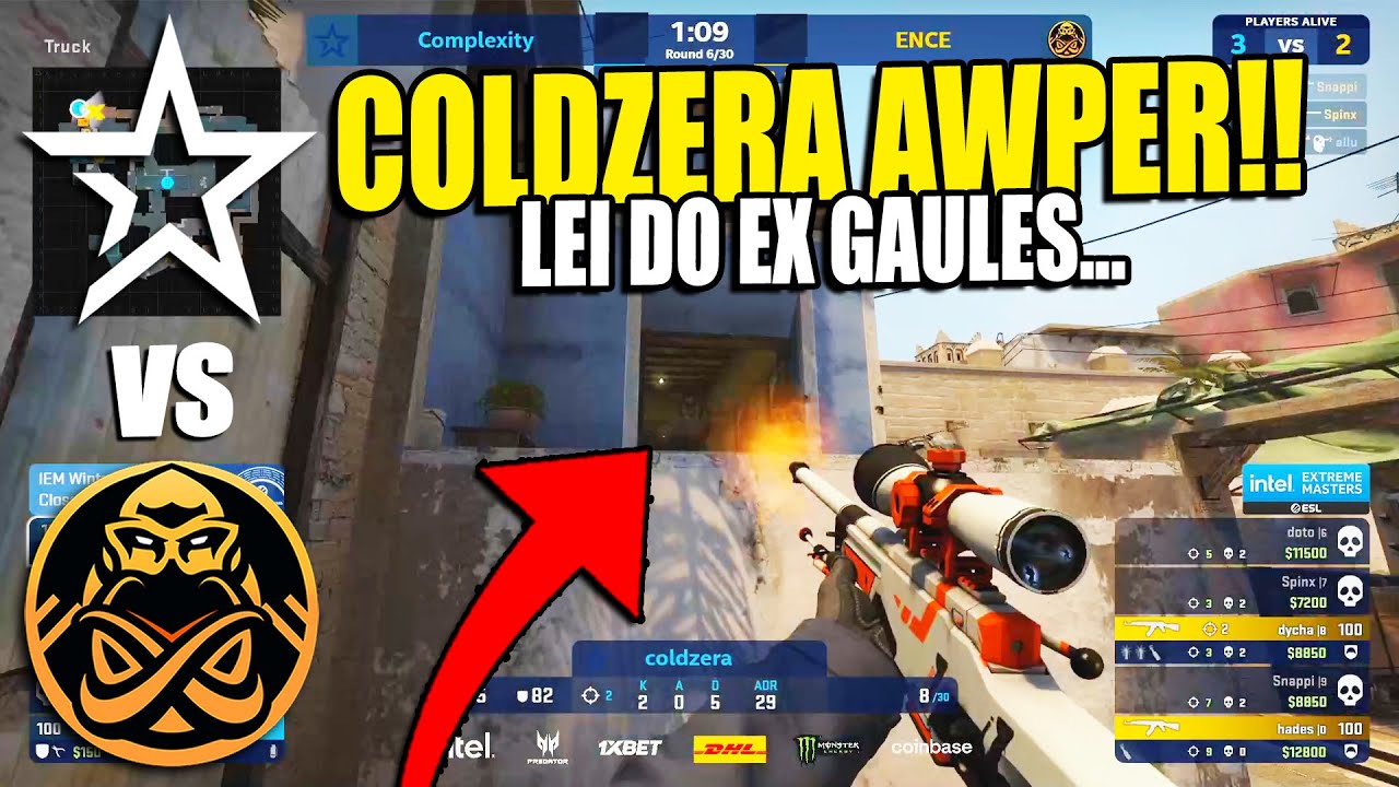COLDZERA MUITO FORTE DE AWP E ALLU CONTRA EX TIME! ENCE vs Complexity - IEM WINTER | CSGO HIGHLIGHTS