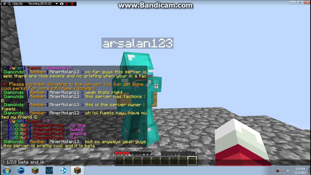 Best Server Ever! - Beta 1.7.3 Server =[EPIC SERVER WITH FACTIONS CRACKED]=