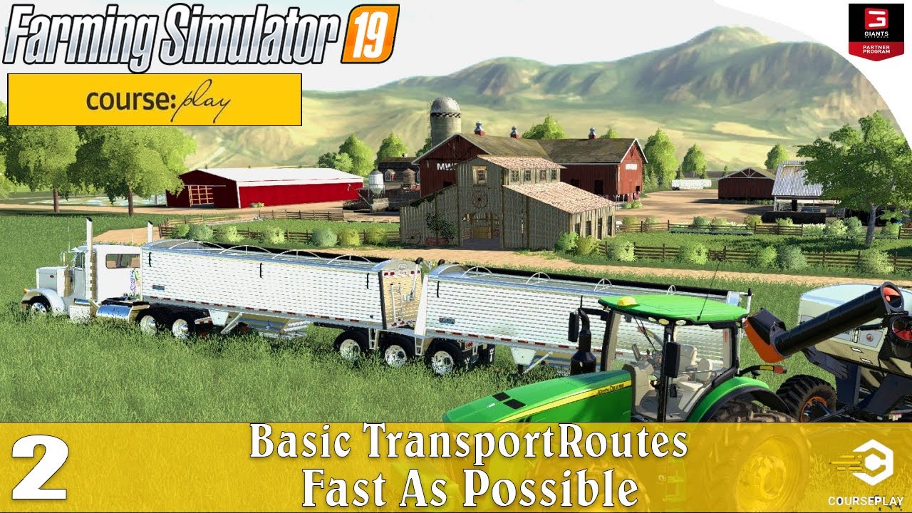 Transport: CoursePlay | Fast As Possible #2 | Farming Simulator 19