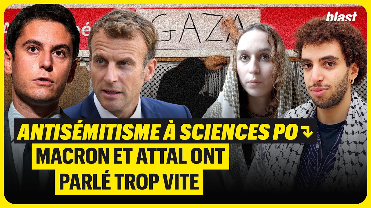 ⁣ANTISÉMITISME À SCIENCES PO : MACRON ET ATTAL ONT PARLÉ TROP VITE