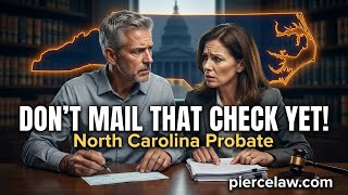 How should an estate mail a settlement check correctly? | NC