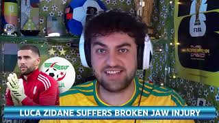 Luca Zidane suffers BROKEN JAW ahead of FIFA World Cup 2026!