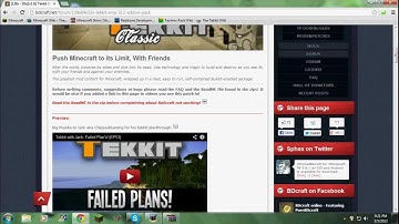 How to install Sphax-PureBDCraft: Tekkit Classic