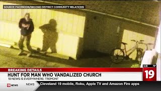 Suspect smashes stained glass window to get into Tremont church