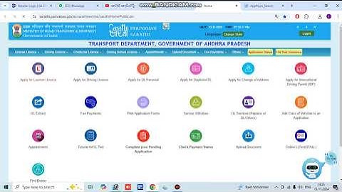 How to Find Application Number in Parivahan website in LLR DRIVING Licence