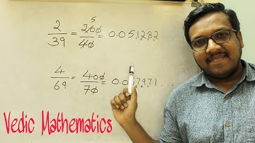 Fractions Division Denominator ending with 9 | Vedic Math Technique | Solve in one step