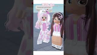 My duo💗 tc:@ItsgummyYT #roblox #bffs