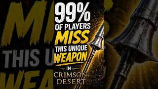 Why NO ONE Is Talking About This UNIQUE Spear in Crimson Desert… #shorts