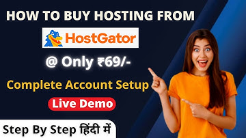 How to buy hosting from Hostgator Step By Step at only ₹69/-| Which is the Best Platform for hosting