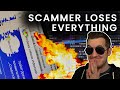 Scammer Faces Hacker & Loses Everything