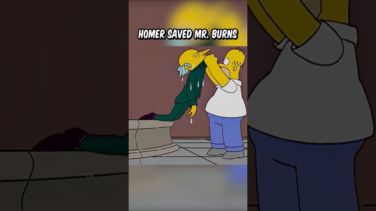 Homer saved Mr. Burns