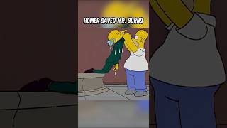 Homer Saved Mr. Burns
