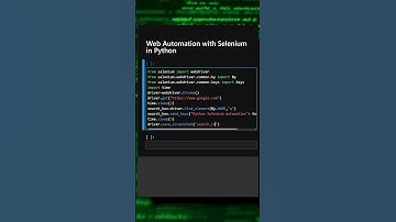 Webautomatisering met Selenium in Python