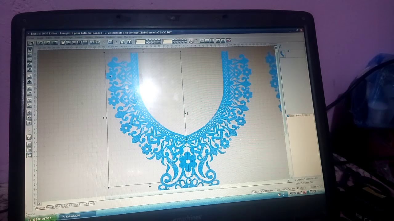 كيفية تقسيم الرشمة ببرنامج اومبيرد باسهل طريقة خاصة اصحاب ماكنة v3 دعواتكم🤗🤗🤗