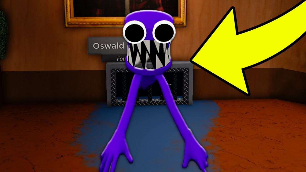 O MONSTRO ROXO SAIU DO DUTO E FOI REVELADO A VERDADEIRA FORMA DO ROXO DE  RAINBOW FRIENDS (Roblox) 