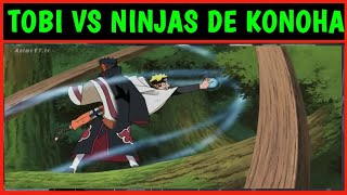 TOBI VS KONOHA SUB ESPAÑOL /  TOBI DICE QUE SASUKE MATO A ITACHI / KAKASHI VE EL SHARINGAN DE TOBI