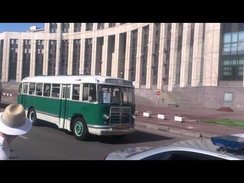 ПАРАД РЕТРО АВТОБУСОВ.