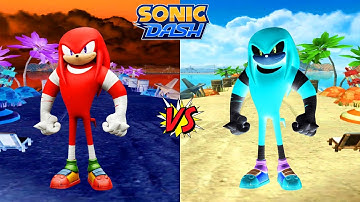 SONIC DASH - GHOST KNUCKLES SCARY GAMEPLAY GHOST MODE