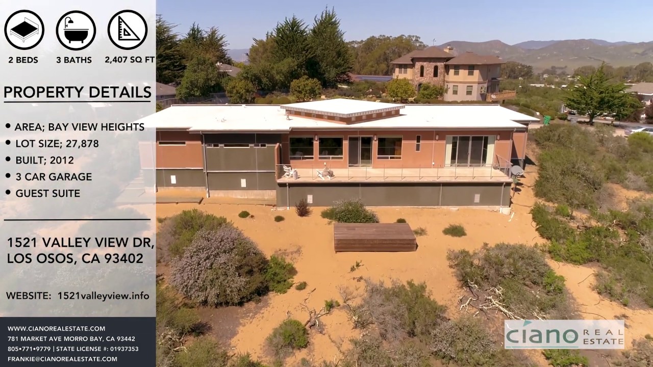 Contemporary Home For Sale - 1521 Valley View Los Osos California