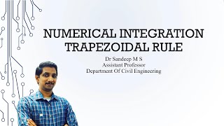 #13 - CE306 - CPCT Module 6 - Trapezoidal Rule