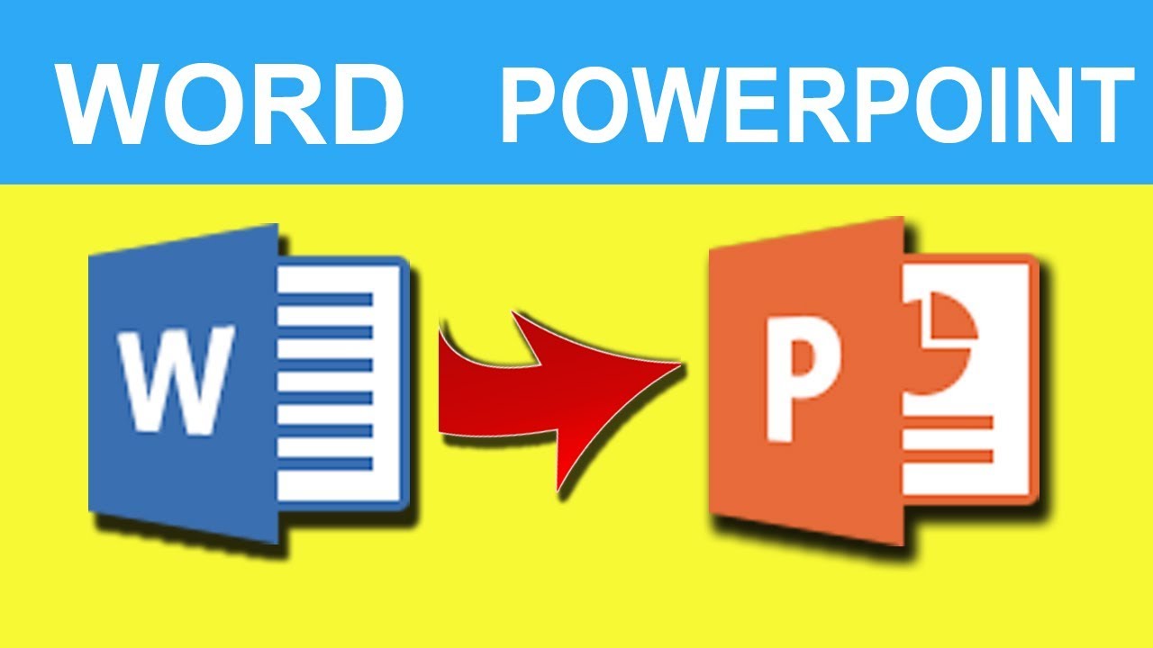 how to convert word to presentation