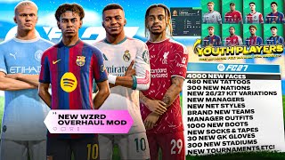 EA FC 27 MOD 4000+ NEW FACES & FC27 MENUS [TRASNFERS, 26/27 KITS, WORLD CUP, RATINGS, BOOTS, TATOOS]