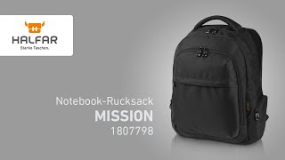 Notebook-Rucksack MISSION von HALFAR®