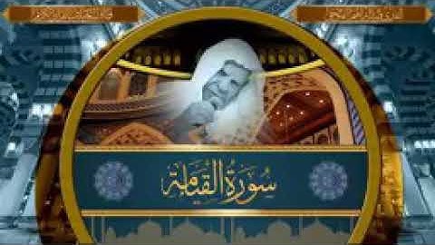 القارئ وليد ابراهيم الفلوجي سورة القيامة و المرسلات و الانفطار و الطارق و الاعلى