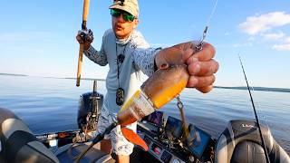 Fifty Inch Musky Flys Out of the Water