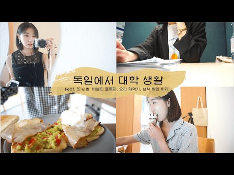 VLOG | <strong>독일</strong> 대학 <strong>생활</strong> 기록  feat. 또 시험, 논패 받아보기~, 아보카도 수란 토스트, 어벤저스 보기, 친구들이랑 카드게임, 버블티 중독