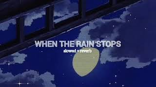 hoody - when the rain stops | 𝙨𝙡𝙤𝙬𝙚𝙙 + 𝙧𝙚𝙫𝙚𝙧𝙗