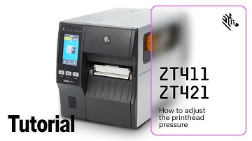 How to Adjust the Printhead Pressure on the ZT411 and ZT421 Printers | Zebra
