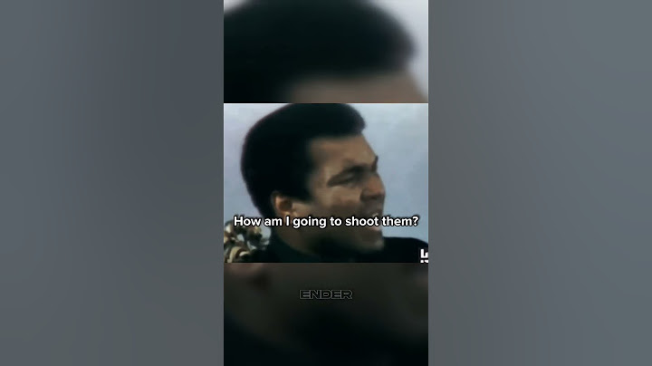 Muhammad Ali on Vietnam War