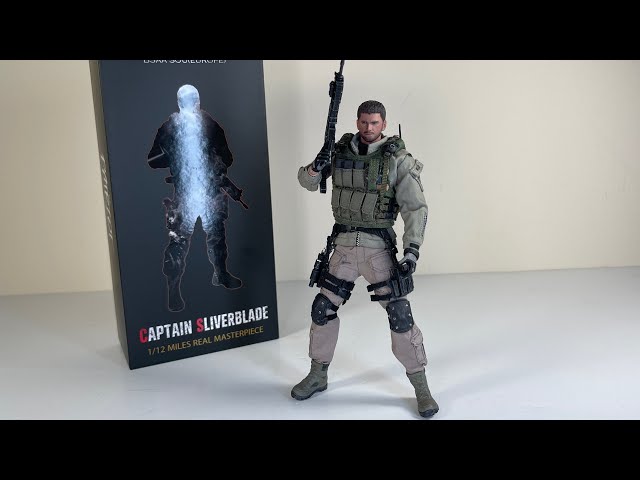 Patriot Studio Captain Silver Blade Chris Redfield review - YouTube