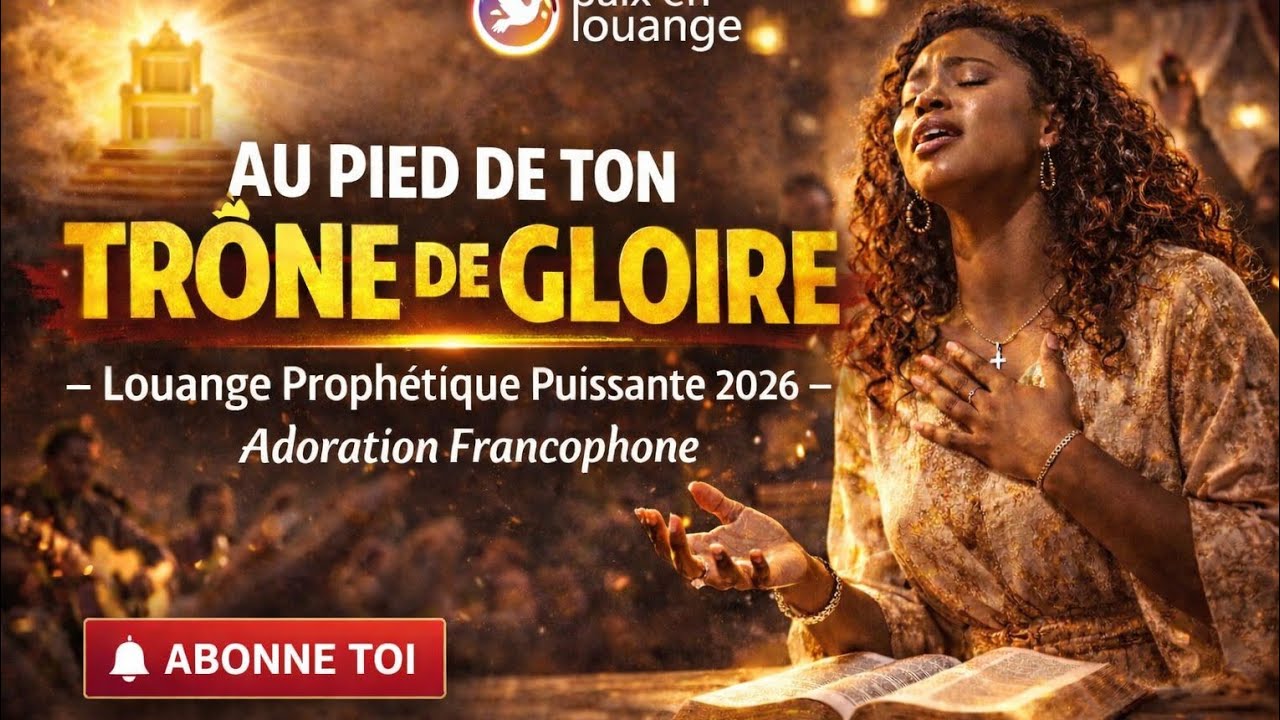 AU PIED DE TON TRÔNE DE GLOIRE | Chant de Louange Puissant 2026 | Worship Francophone