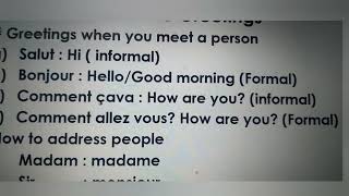 Les Salutations Part 1 Volume 0, 1