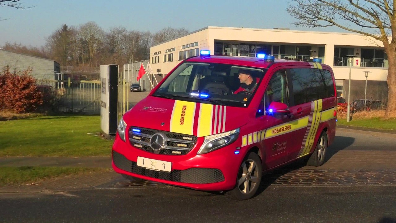 ST.ESBJERG (I1+1346) ABA sydvestjysk brandvæsen falck brandbil i udrykning fire truck respond