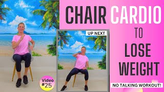 20 minute CHAIR WORKOUT for FAT LOSS and Improved Health Benefits