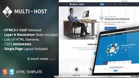 Multi Host - HTML Hosting Template | Themeforest Website Templates and Themes