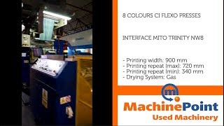 Interface Mito Trinity Nw8 Used 8 Colours Ci Flexo Presses Machinepoint Machines